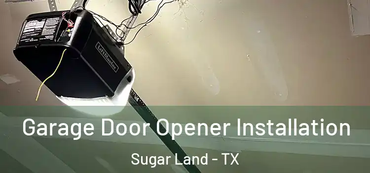  Garage Door Opener Installation Sugar Land - TX